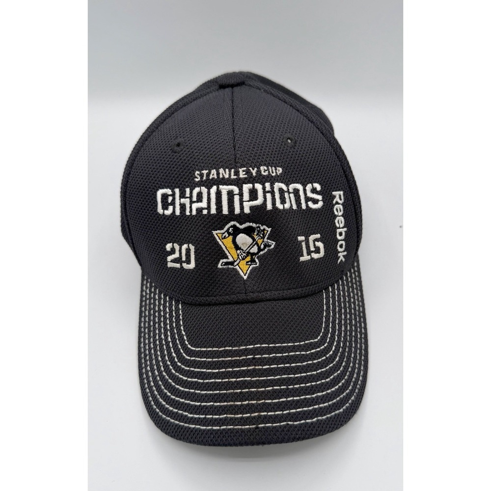 NHL 2015 Stanley Cup Champs Pittsburgh Penguins Snapback Cap Hat Reebok